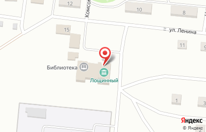 Лощинный на карте