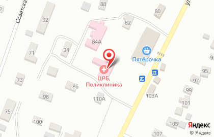 Сараевская центральная районная больница на улице Ленина на карте