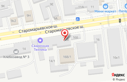 Салон-магазин Электрика на Старомарьевском шоссе на карте