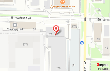 Многопрофильная компания на Енисейской улице на карте
