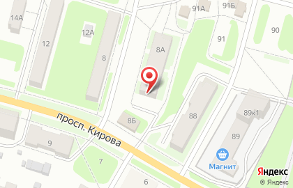 Ателье Кокетка на проспекте Кирова на карте