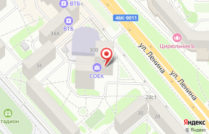 Магазин Суши Сет на улице Ленина на карте