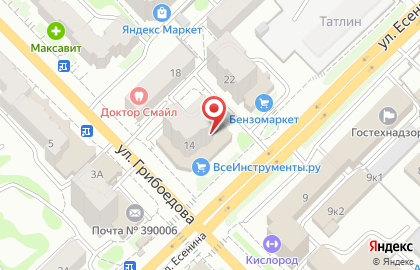 Салон товаров для рукоделия Альпеко на улице Грибоедова на карте