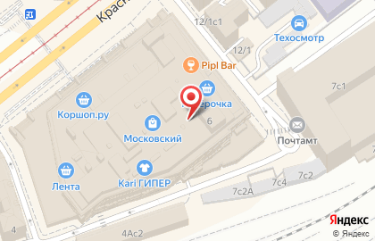 Магазин электроники в Москве на карте