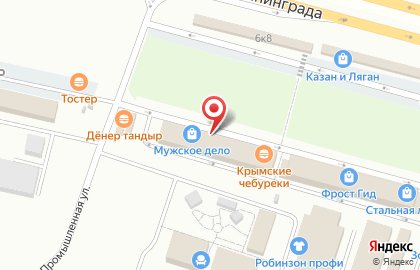 Магазин ЕТС Гурьевские колбасы на Промышленной улице на карте
