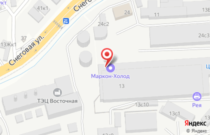 Торговая компания Маркон-Холод в Первореченском районе на карте