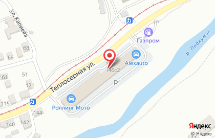 Автомагазин Маслёнка в Пятигорске на карте
