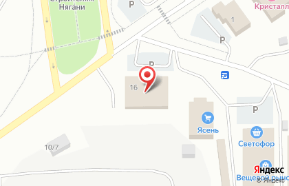 Супермаркет Пятёрочка на Авиационной улице на карте