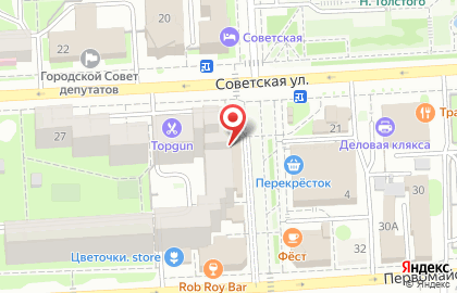 Автотранспортное предприятие на улице Ворошилова на карте