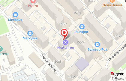 Магазин по продаже овощей и фруктов на улице Тельмана на карте