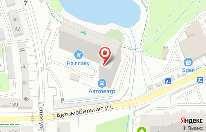 Частный детский сад Карапуз на Автомобильной улице на карте