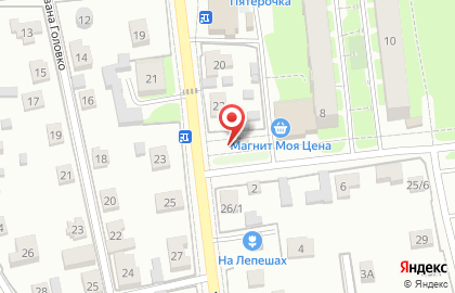 Магазин мясопродуктов Бизон на улице Советской Армии на карте