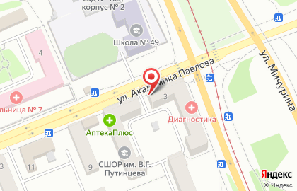 Медицинский центр Диагностика в Кировском районе на карте