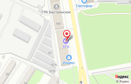 Фитнес-клуб X-Fit на улице Шилова на карте