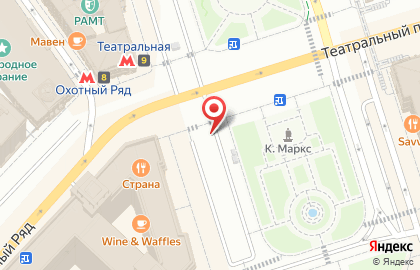 Сервисный центр Московский паркинг на улице Охотный Ряд на карте