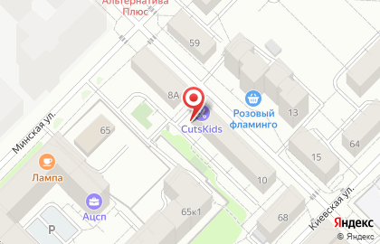 Магазин женской одежды ЕжеВика на улице Котовского на карте