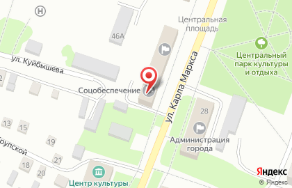 Страховая компания Росгосстрах на улице К.Маркса на карте