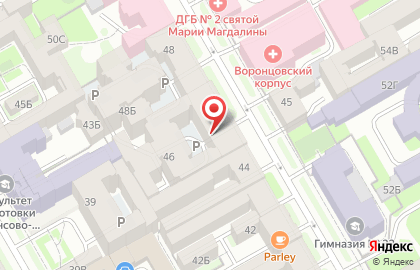 Кафе на ул. 3-я линия В.О., 46 на карте