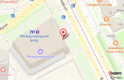 Салон оптики Точка зрения в Фрунзенском районе на карте