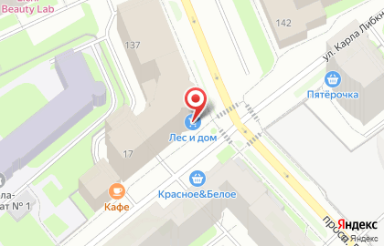 Сервисный центр Лес и Дом в Архангельске на карте