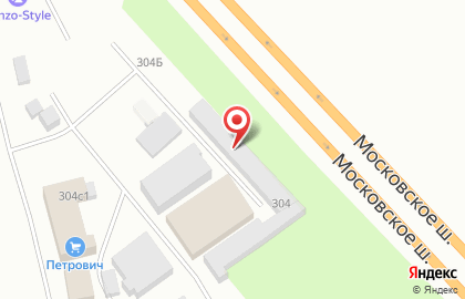 Строительный торговый дом Петрович на Московском шоссе, 304 на карте