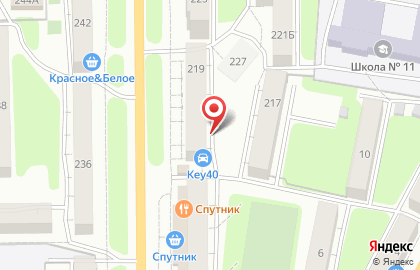 Волшебная ночь на Московской улице на карте