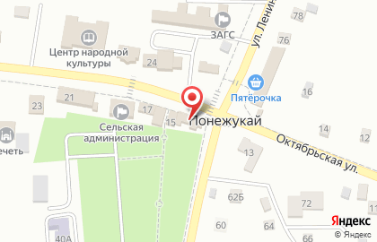 Парикмахерская на Октябрьской улице на карте