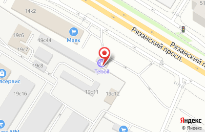 Автосервис Shell на Рязанском проспекте на карте