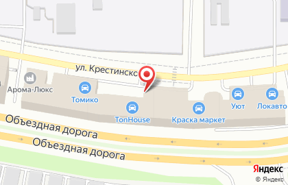 Автомойка Флагман на улице Крестинского на карте