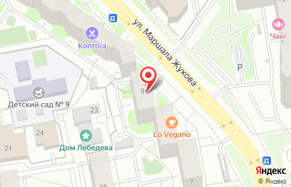 Участковый пункт полиции МВД России по Свердловской области на улице Маршала Жукова на карте
