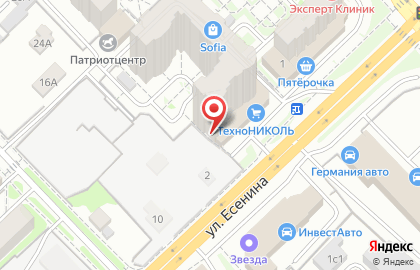 Торгово-производственная фирма Техкомплект на улице Есенина на карте