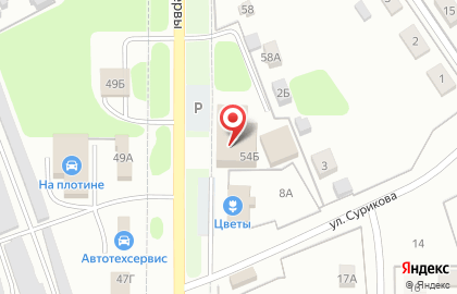 Сеть магазинов « Я Матрас» на карте