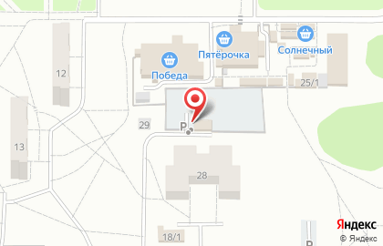 Автостоянка в Омске на карте