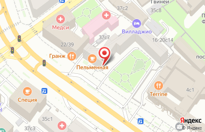 Лечебный центр на Зубовском бульваре на карте
