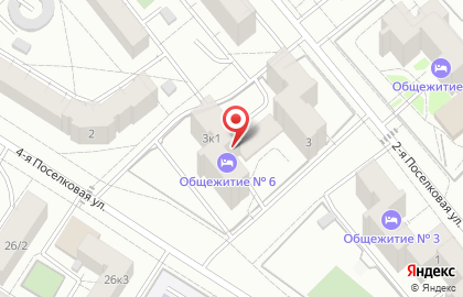Общежитие, ОмГТУ в Советском округе на карте