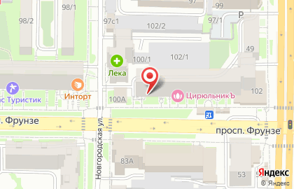 Лока в Томске на карте