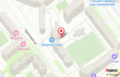 Продуктовый магазин Дворик на Ореховой улице на карте