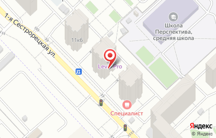 Городская поликлиника №45 на карте