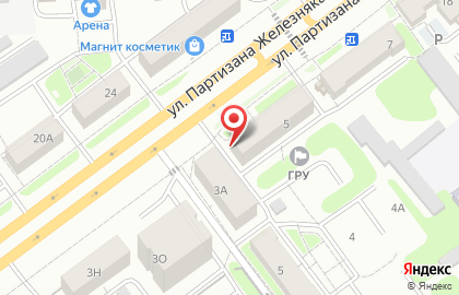 Аптека Низкие цены на улице Партизана Железняка на карте