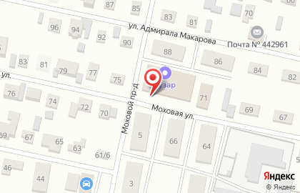 Магазин Былина на Моховой улице на карте