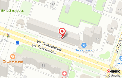 Магазин игрушек Бегемотик на улице Плеханова на карте