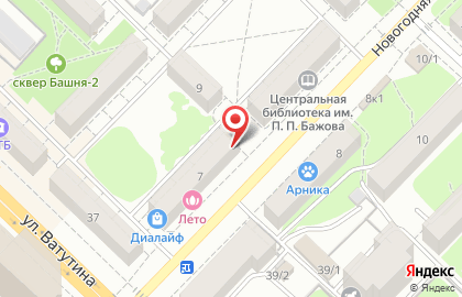 Парикмахерская Стрекоза на площади Карла Маркса на карте