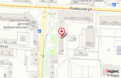 Аптека социальная в Калининграде на карте