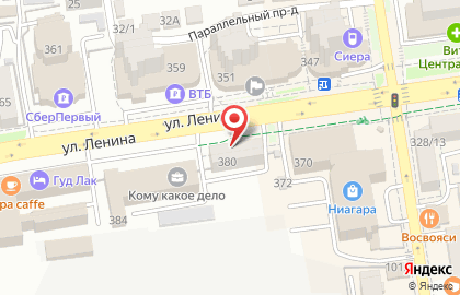 Малибу на улице Ленина на карте
