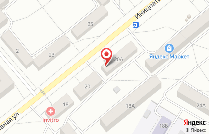 Магазин разливных напитков Крюгер на Инициативной улице, 20а на карте