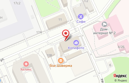 Спорт Остров на Петергофской улице на карте