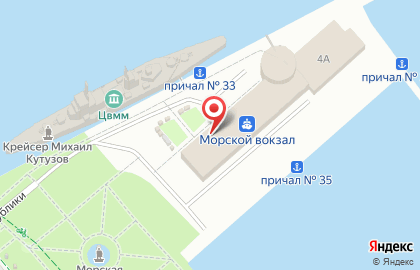 Билетная касса ВодоходЪ экспресс на карте