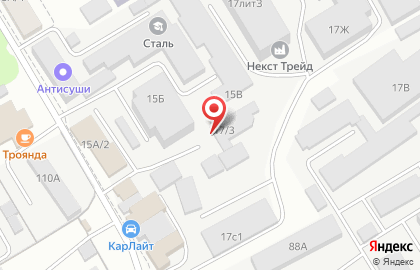 Кондитерская фирма Хэлла на Дорожной улице на карте