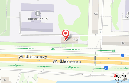 Медицинский центр Узимед на улице Шевченко на карте