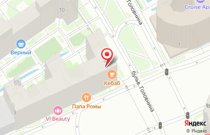 Пекарня Печь & Ланч на бульваре Александра Грина на карте